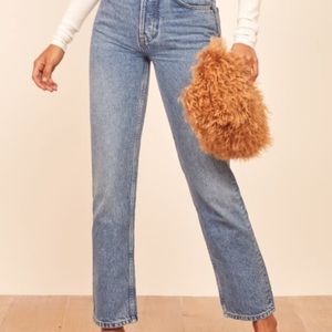 Reformation Cynthia straight leg jeans